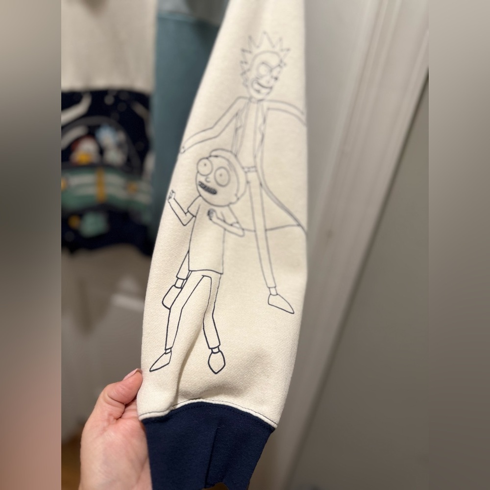 Rick and Morty Multicolor Hoodie size XL - Picture 4 of 11
